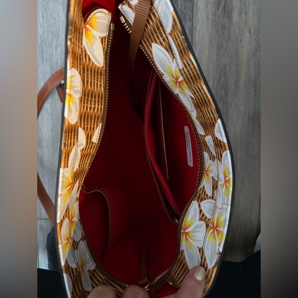 Dooney & Bourke Brown Floral Tote - Picture 3 of 5